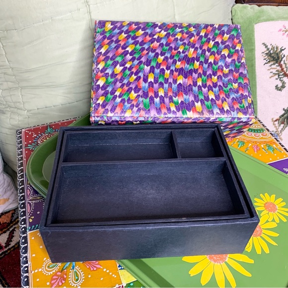 Japanese Fabric Covered Box - Picture 3 of 9